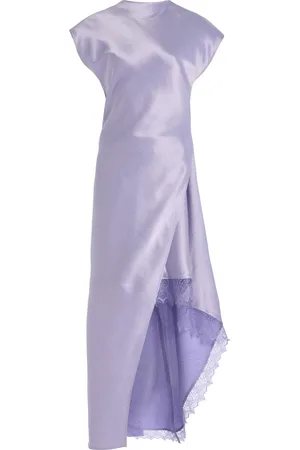 J.W.Anderson Asymmetric Satin Maxi Dress , , UK 12