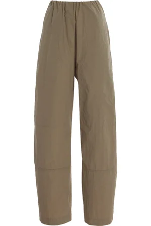 Paris Georgia Cocoon Washed-Cotton Trackpants, , XS