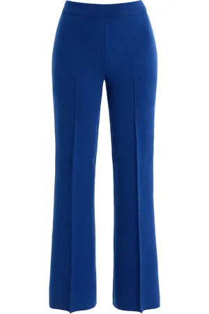 High Kick Stretch-Cotton Knit Cropped Pants, , XS