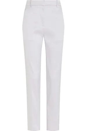 Sergio Hudson Cropped Cotton Pants, , US 6