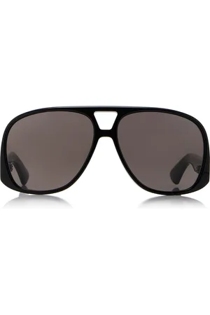 Saint Laurent Aviator-Frame Acetate Sunglasses, , OS
