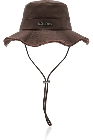 Jacquemus Le Bob Artichaut Cotton Bucket Hat, , EU 56