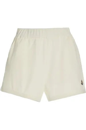 Moncler Oversized Cotton-Blend Sweat Shorts, , S