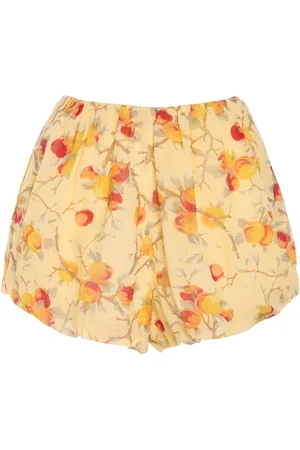POSSE Aurelia Printed Cotton Bloomer Shorts, , S