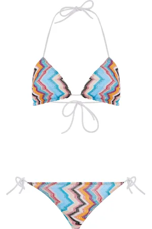 Missoni Chevron-Knit Bikini, , IT 38