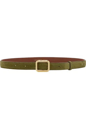 LIÉ STUDIO The Georgia Wide Suede Belt, , 1