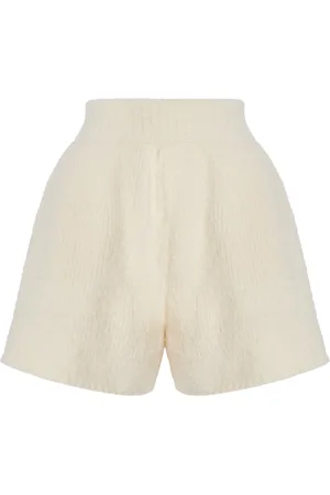 AISLING CAMPS Felted Knit Wool-Blend Shorts, , S