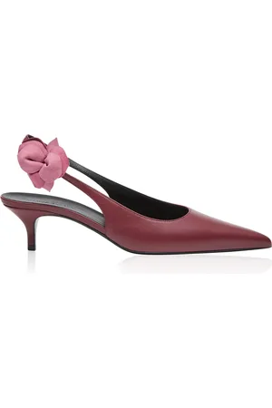 MAGDA BUTRYM Slingback Leather Kitten Heels, , IT 37.5