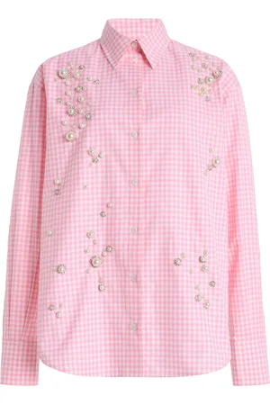 Des Phemmes Exclusive Riviera Cotton Wrap Shirt, , IT 38