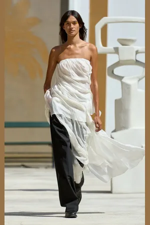 THE GARMENT Gilian Draped Chiffon Gown, , UK 8