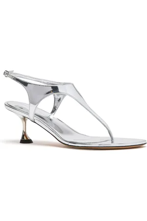 Proenza Schouler Tee Vegan Leather Thong Sandals, , IT 37