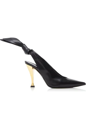 Givenchy Beauw Knotted Leather Slingback Pumps, , IT 37