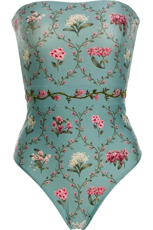 Agua by Agua Bendita Ilusion Strapless One-Piece Swimsuit, , M