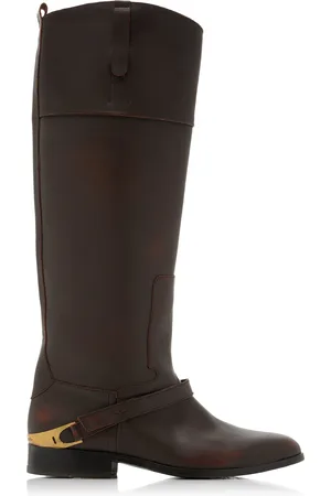 Golden Goose Charlie Leather Western Boots, , IT 36