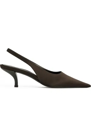 Totême Satin Slingback Pumps, , IT 36