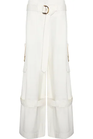 ZIMMERMANN Illuminate Cotton Cargo Pants, , 1