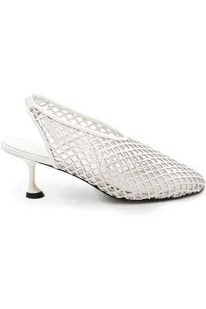 Proenza Schouler Tee Perforated Leather Slingback Pumps, , IT 39