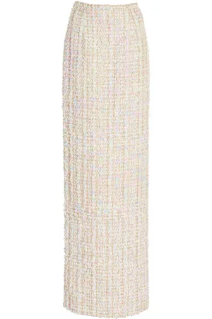 Sergio Hudson Wool Maxi Skirt, , US 0