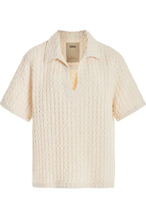 Oas Jaffa Waffle-Knit Cotton Shirt, , M