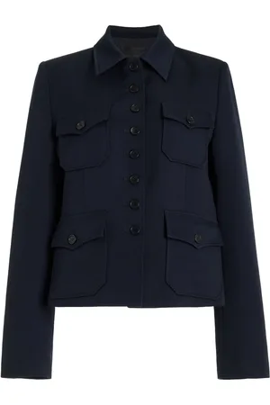 NILI LOTAN Jamison Pocket-Detailed Wool Jacket, , US 2
