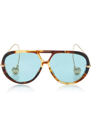 Bottega Veneta Drop Acetate Sunglasses, , OS