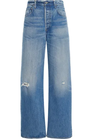 Citizens of Humanity Ayla Distressed Rigid High-Rise Baggy Jeans, , 24