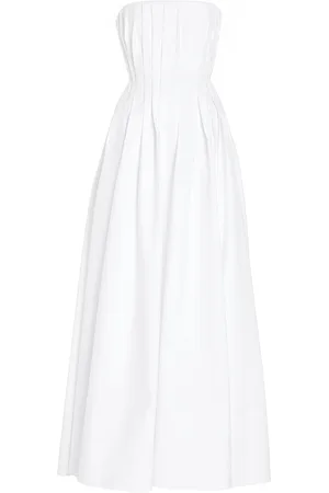 Simkhai Thalia Strapless Cotton Poplin Maxi Dress, , US 0
