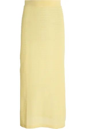 Simkhai Nicky Open-Weave Knit Maxi Skirt, , M