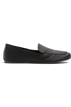 Khaite Monroe Satin Loafers, , IT 36