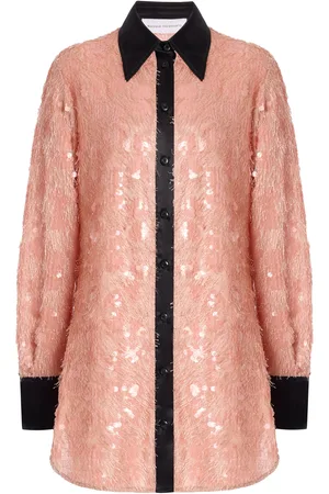 Niccolo Pasqualetti Marlene Pendant-Sequined Shirt, , XS