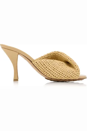 Bottega Veneta Blink Crocheted Raffia Mules, , IT 36