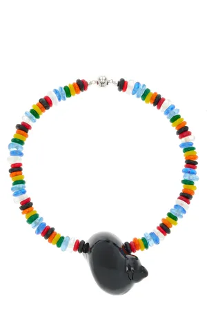 Julietta Zanzibar Enamel; Shell Beaded Necklace, , OS, , Gifts For Her