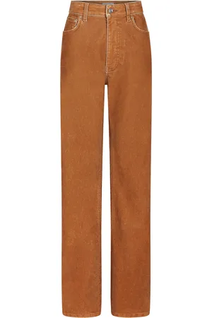Paco rabanne Brushed Stretch Mid-Rise Straight-Leg Jeans, , 26