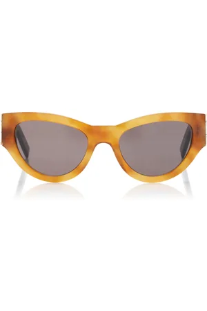 Saint Laurent Cat-Eye Acetate Sunglasses, , OS