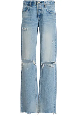 Moussy Odessa Rigid Low-Rise Straight-Leg Jeans, , 24