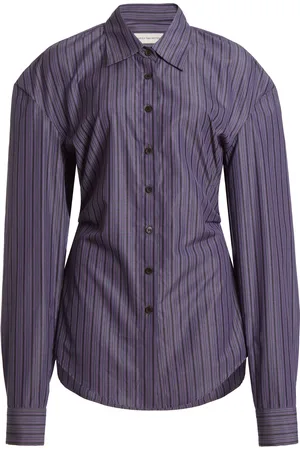 DRIES VAN NOTEN Tailored Cotton-Poplin Shirt, , FR 38