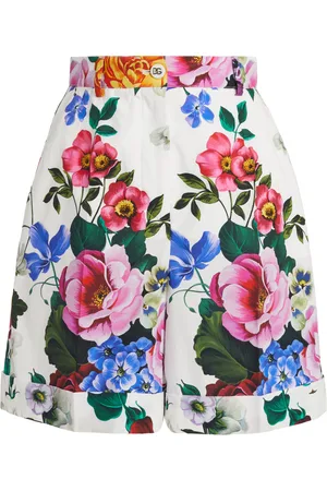 Dolce & Gabbana High-Waisted Cotton Shorts, , IT 36
