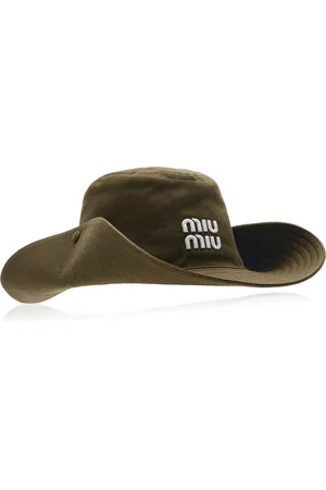Miu Miu Cotton Drill Cowboy Hat, , L