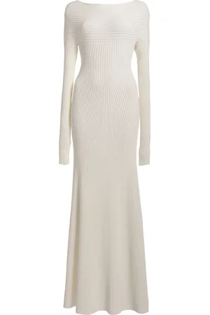 A.W.A.K.E. MODE Off-the-Shoulder Knit Maxi Dress, , L