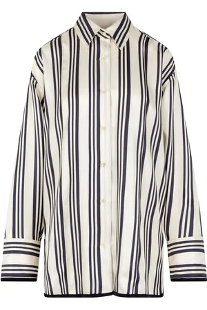 Heirlome Vivi Striped Silk Shirt, , XS
