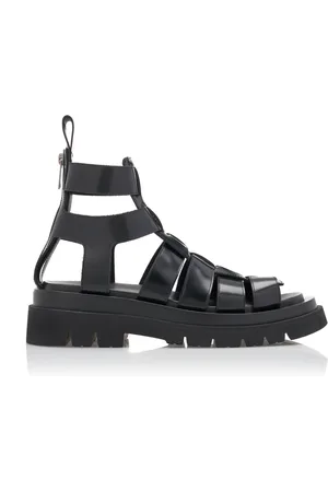 Bottega Veneta Leather Sandals, , IT 36