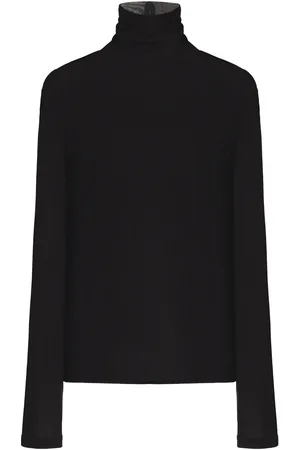 AGOLDE Pascale Tencel Turtleneck Top, , XL