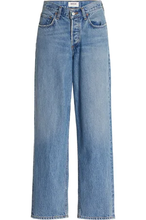 AGOLDE V-Front Rigid High-Rise Straight-Leg Jeans, , 23