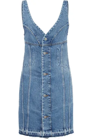 Stella McCartney Denim Mini Dress, , S