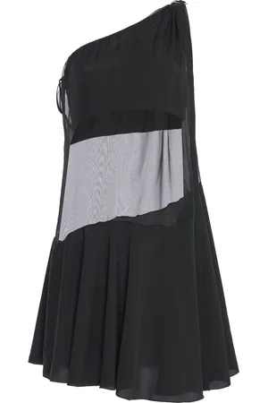 Nensi Dojaka Asymmetric Flared Mini Dress, , XS