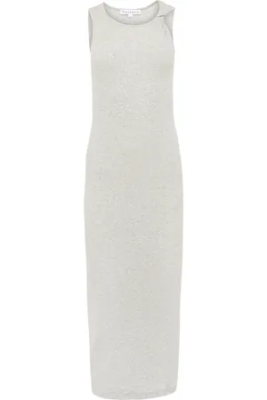 J.W.Anderson Twisted Knit Organic Cotton Midi Dress, , XS