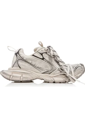 Balenciaga 3XL Distressed Canvas Sneakers, , IT 36