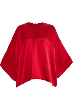 By Malene Birger Cicie Oversized Satin Top, , FR 32