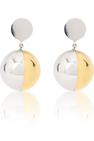 Paco rabanne Two-Tone Metallic Orb Earrings, , OS, , Gifts For Her