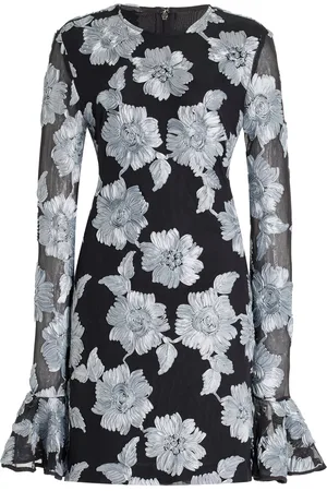 ROTATE Floral Mesh Mini Dress, , EU 32